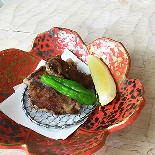鯨竜田揚げ